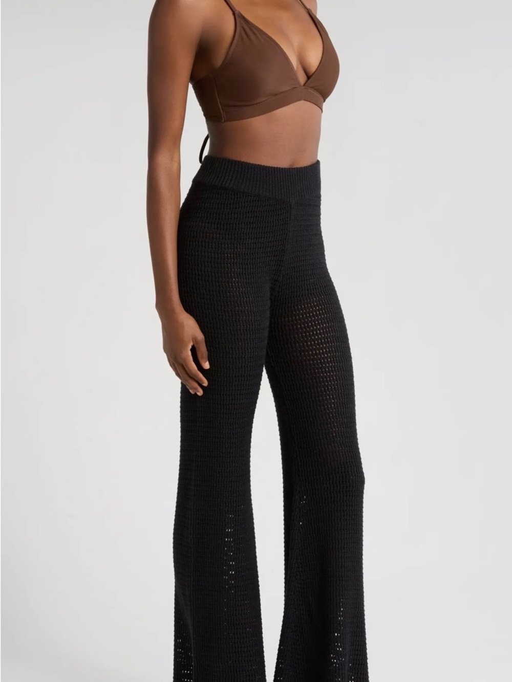 Elan Open Knit Cover-Up Pants